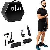 In Motion FLEX Smart Home Gym Fitness Resistance Band | Portable Electronic Cable Machine Adjustable Resistance 5–66LB | Door Anchor, USB Rechargeable Pocket Gym for Full Body Workout & Travel Fitness