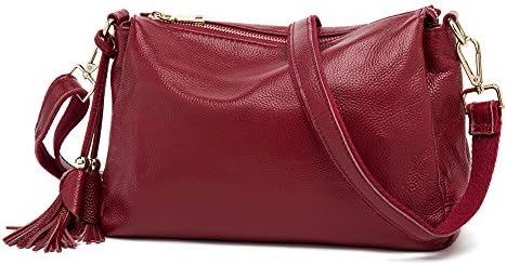 Envelope Genuine Leather Handbag for Women Supple Crossbody Messenger Bags Cowhide
