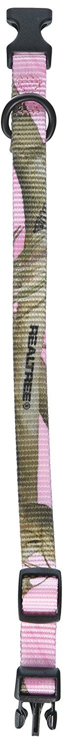 Camouflage Kwik Klip Dog Collar, Small, Pink