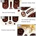 Smibie Foot Spa Bath Massager, Automatic Motorized Roller massager with Heat, Frequency Conversion, Frequency, LED Monitor, Adjustable Time & Temperature (brown)