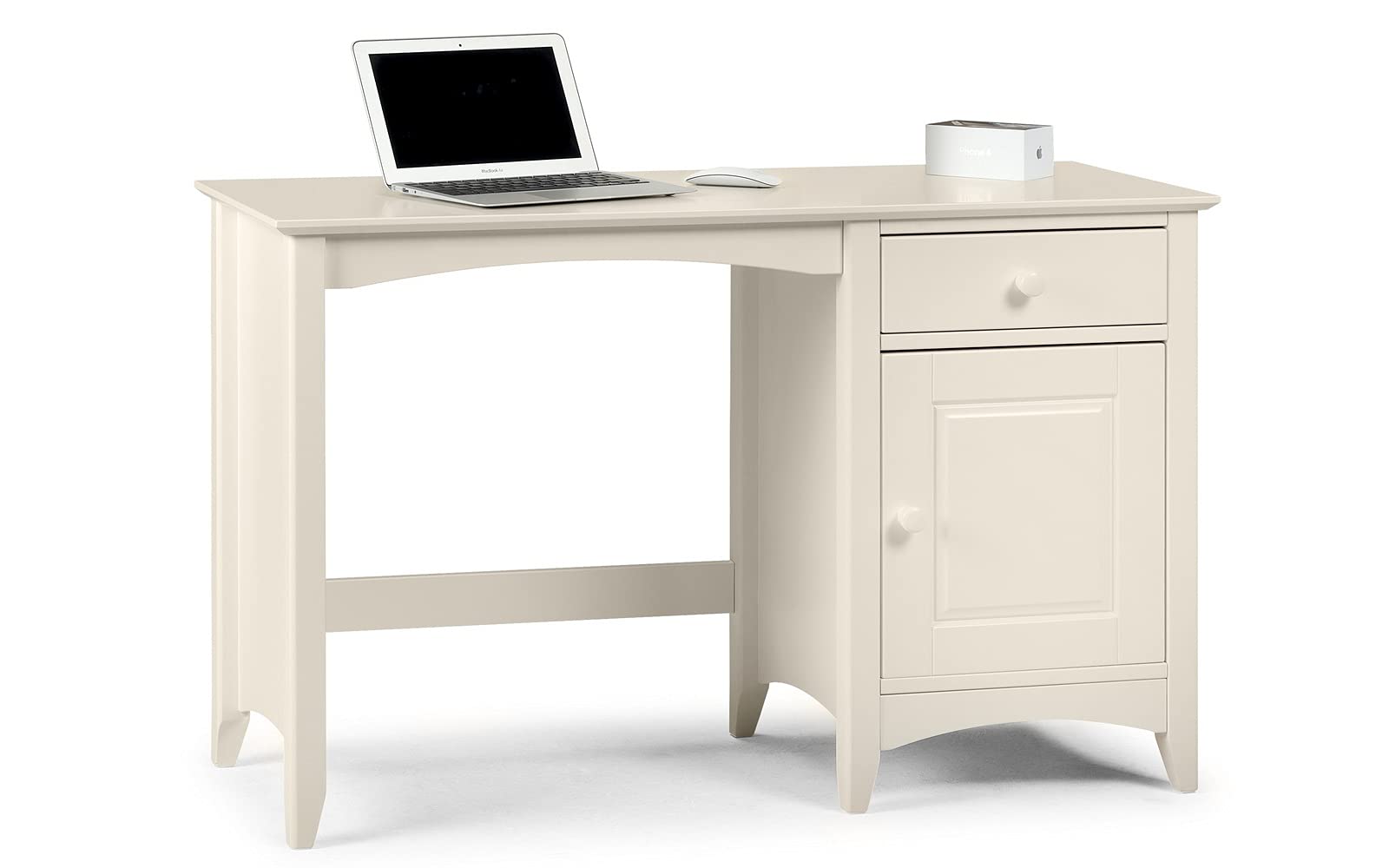 Julian Bowen Cameo Desk - Stone White Desks