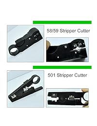 aveson 8-in-1 Ethernet LAN RJ11 RJ45 Cat5 Cable Tester Analizador de red wire engastado Crimper Stripper Kit de herramientas Destornillador Herramientas de impacto