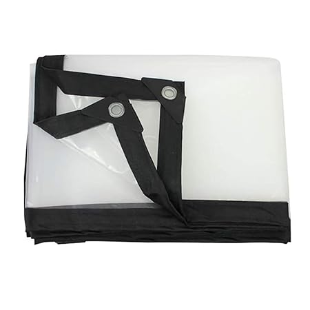 LXF Plane Weiße Durchsichtige Plastikfilm-Plane-wasserdichter Freier Raum Mit Ösen-regendichtem Plane 120G / M² (größe : 2M*6