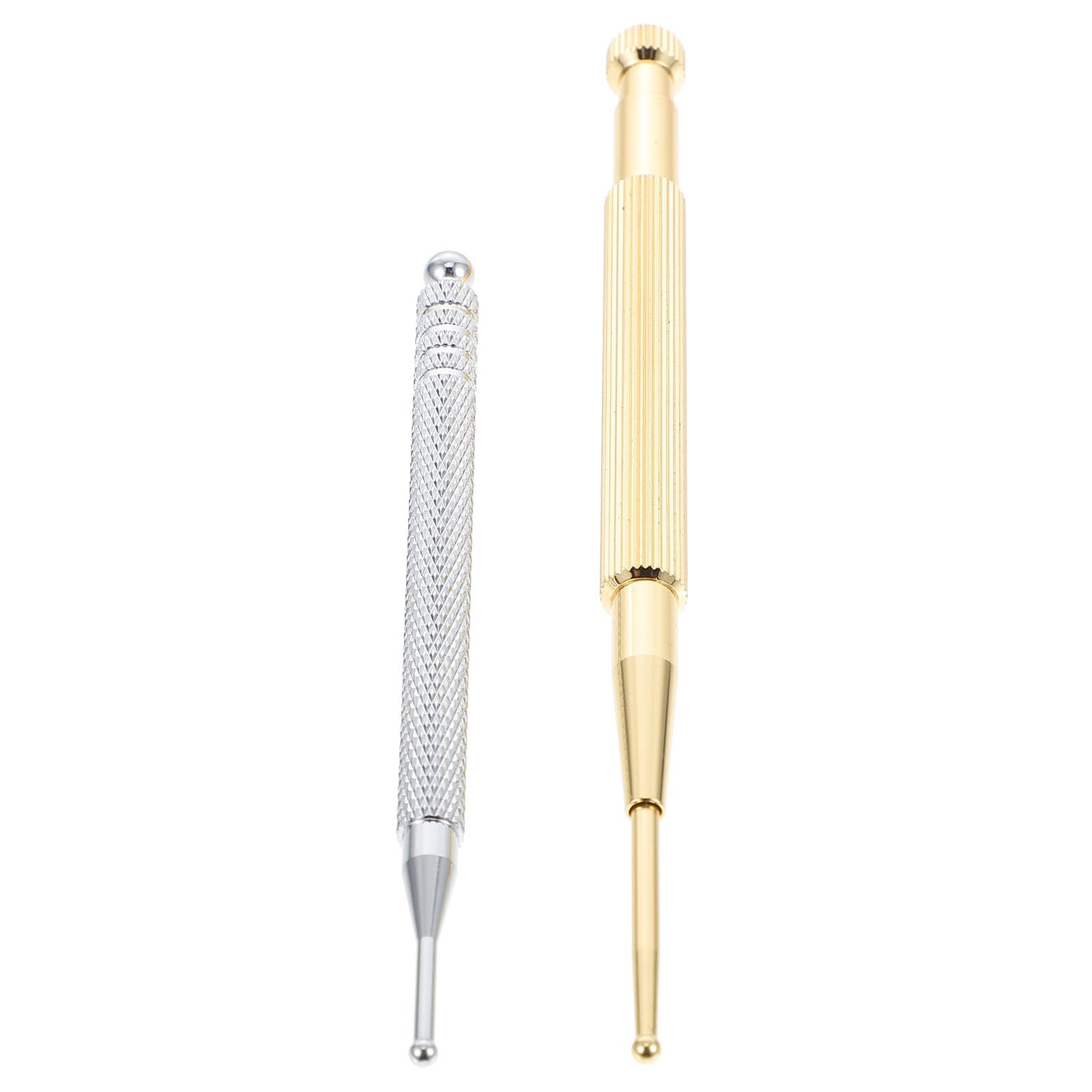 Milisten Ear Point Probe Pen Stainless Steel Ear Massage 2Pcs for Precise Acupoint Detection and Pressure Therapy