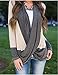 Tenworld Women Lady Charming Irregular Splice Cotton V Neck Loose T Shirt Blouse