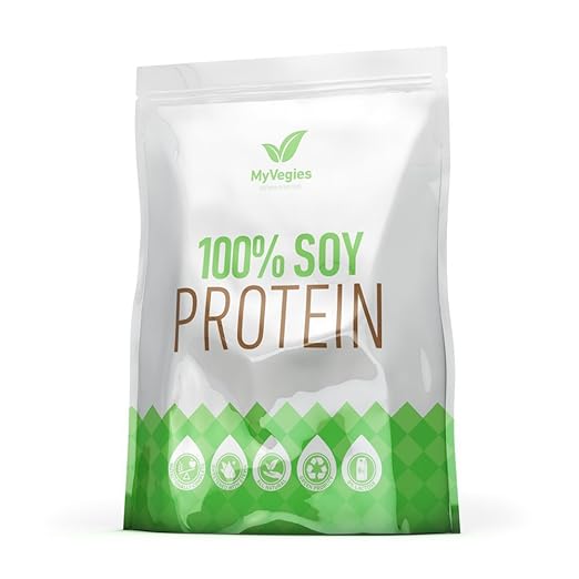 title=MyVegies 100% Proteina vegana di soia pura 900 g : 23 g di proteina vegetale per
