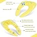 Gimars Nonslip Silicone Pads Portable Folding Travel Baby Toddler Potty Training Seat Cover with Carry Bag for Kids, Yellow