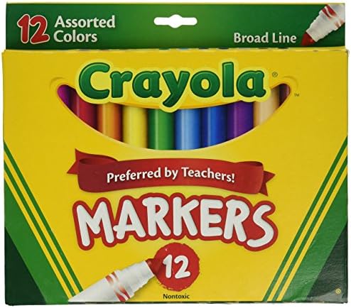 Crayola Markers Conical Tip 12Set