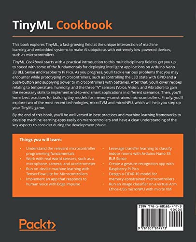 TinyML Cookbook: Combine artificial intelligence