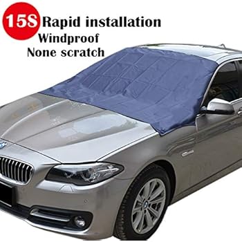 Sunny color TMA-1 Magnetic Edges Windshield Snow Cover No More Scraping Car Fits Most Car, SUV, Truck, Van with 70