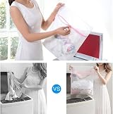ILLUVA Mesh Laundry Bags with Zips 2 Pcs 30x40cm Durable Net Washing Bags view 6