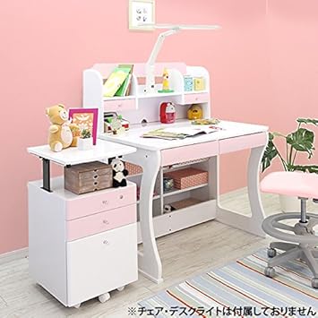 Amazon Co Jp 鏡面エナメル学習机 学習デスク 4点セット ウリエル 幅