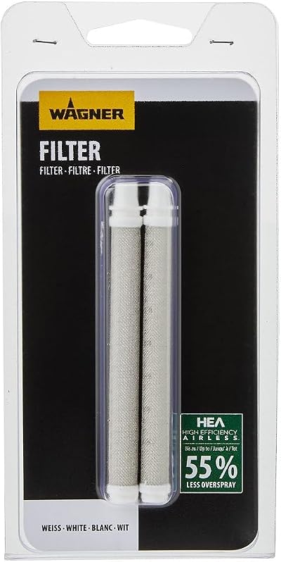 Wagner Filter L-XXL for Control Pro 250/350 M/R 2 Pieces White