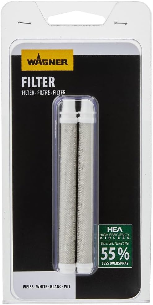 Wagner Filter L-XXL for Control Pro 250/350 M/R 2 Pieces White