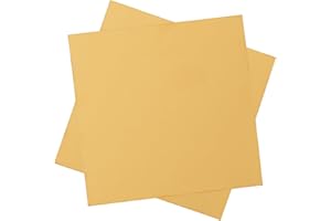 KEPYDRMTF 2PCS Brass Sheet, 6" x 6", 24 Gauge(0.5mm) Thickness, No Scratches, Film Attached Brass Plates