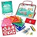 Drawing Holiday Stencils for Kids- All-in-one Drawing kit with Festival Shapes to Create DIY Crafts - Great Gift for Girls & Boys to Replace Screens- Ideal Coloring Stencils Loved by School Teachers