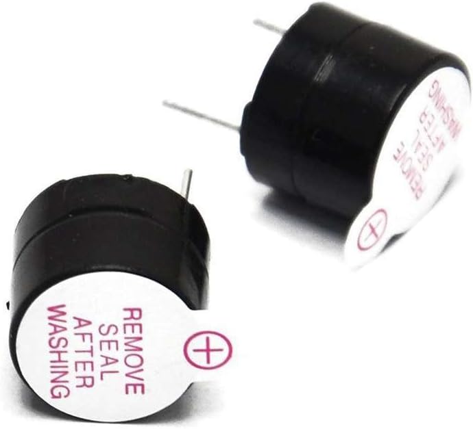 Bobury 10PCS 3V 5V 12V Active Buzzer Electronic Alarm Magnetic Long Continuous Beep Electromagnetic Integral Sounder Alarm