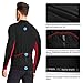 Baleaf Men's Full Zip Long Sleeve Bicycle Cycling Jersey Black Size XL