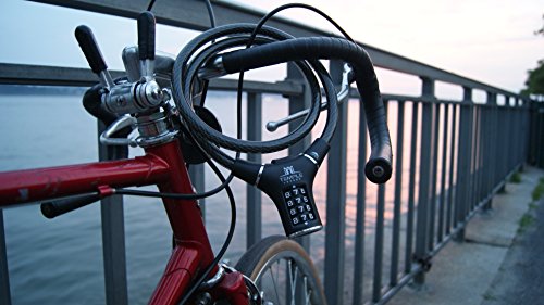 image for Temple Locked Premium Resettable Combination Cable Bike Lock By 3 Feet