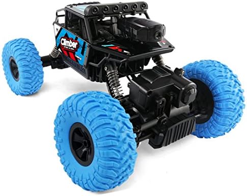 PINCHUANGHUI RC Car, ABS JJRC Q45 2.4G 4WD RC Off-Road Car WiFi FPV Two Mode Operation Cross Country Vehicle with Camera - Blue