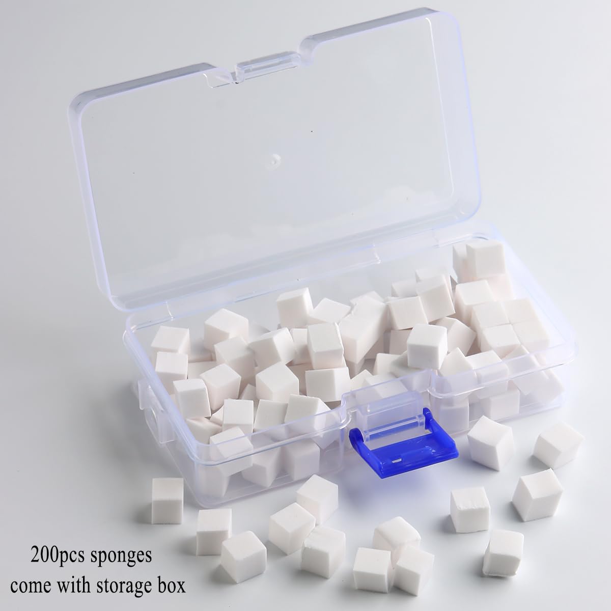 Fcozpjk 200pcs Mini Soft Nail Art Sponges - Ombre, Aura, Gradient Nail Design Tools & Gel Polish Blending Sponge Applicator - Image 2