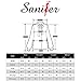 Sanifer Women's Lace Long Sleeve Tops Long Tunic Blouses Shirts for Leggings Dresses(Medium, Khaki)