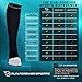 Run Forever Sports Compression Socks for Women & Men | 20-30 mmHg Knee High Medical Grade Compression Stockings