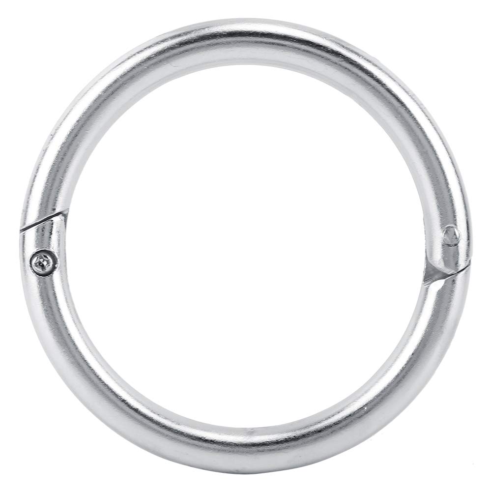 Bull Nose Rings, Stainless Steel Cattle Leader Bull Nose Pliers Animal Cow Hoop Clip Farm Equipment Livestock Nose Studs Husbandry Accessory Helper Tool for Farmer Farming Ranch Veterinary (Medium)