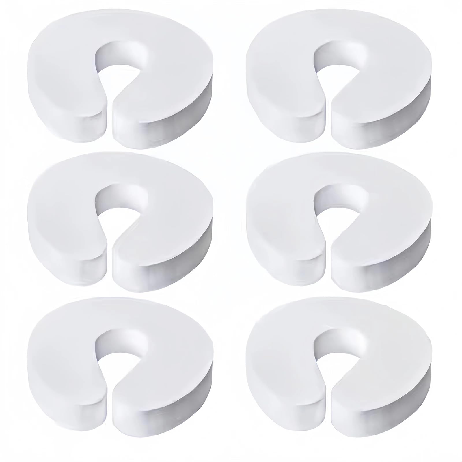 WUDQIJI Clamp Protection for Doors, Pack of 6, Thick 2.2 cm Door Stopper for Children, Clamp Protection, Baby Foam Door Stopper, Door Clamp Protection, Door Stopper, Foam Door Stopper, Baby for Door