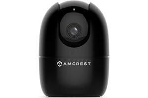 Amcrest 1080P WiFi Camera Indoor, Nanny Cam, Dog Camera, Sound & Baby Monitor, Human & Pet Detection, Motion-Tracking, 2.4Ghz Only, Pan/Tilt Wireless IP Camera, Night Vision, Smart Home ASH21-B