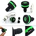 Bengoo Wireless Bluetooth 3.0 Headset with Noise Reduction Technology (Black/Green)