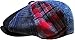 KBW-318 BLK S/M Popular Classic Newsboy Gatsby Cabbie Ivy Ascot Hat Cap Collection Mens Fashion Wool (Small/Medium, Black Multi Pattern Button Top)