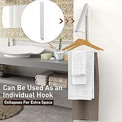 Anjuer Wall Mounted Drying Rack Clothes Hanger