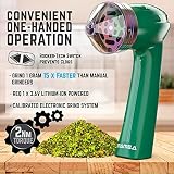 Mamba Grinders Electric Herb Grinder USB Portable 1g Green Metal view 5