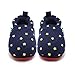 Delebao Baby Infant Toddler Cartoon Rubber Sole Crib Shoes Slippers Prewalker 3-24 Months (12-18 Months, Star)
