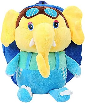 EveryGo1 Cute Cartoon Baby Elephant Baby's Bag 2-3 years old Children's Cartoon Backpack (Blue)