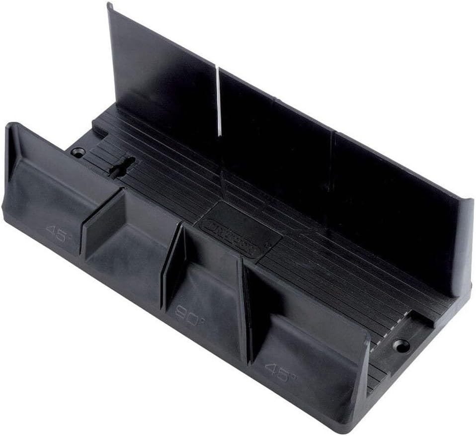 Draper Maxi Mitre Box 325mm x 160mm x 160mm Blue 48678 Wood Angle Guide