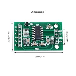 Stemedu 5PCS HX711 Load Cell Amplifier A/D 24 Bits