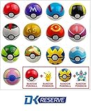 (2-Pack) Pokemon Pokeball Toys with Action Figure Inside- Real Toy Pokeballs that Open- Includes Two Pokemon Figurines & Pokeballs | DK Reserve Toys