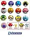 Pokemon Pokeball Toys with Action Figure Inside- Real Toy Pokeballs that Open- Includes Two Pokemon Figurines & Pokeballs | DK Reserve Toys by DK Reserve Toys