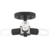 Livex Lighting 3 Lt Black Ceiling Mount