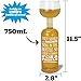 BigMouth Inc. Ultimate Wine Bottle Glass – Holds an entire 750mL Bottle of Wine, Reads “They Should Put More Wine in the Bottle so There’s Enough for 2 People”, Great Gift for Wine Lovers
