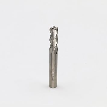 Generic New 4 Flutes 4F8*8*23*66mm M2AI Dia 8mm End Mill Router Bit Milling Cutter Mane CNC Drill Tool Super-Hard High Speed Steel