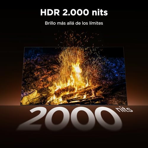 TV LED 65Q7D Pro 65" SQD-Mini, 4K HDR 2000 nits, 646 zonas de escuro, Google TV, Dolby Vision IQ e Atmos, 2.1 Onkyo, 144Hz, Apple AirPlay 2 e Alexa