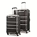 Samsonite Invoke Hardside Luggage with Spinner Wheels, Black, 2-Piece Set (20/28)