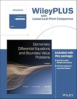 Elementary Differential Equations And Boundary Value - 