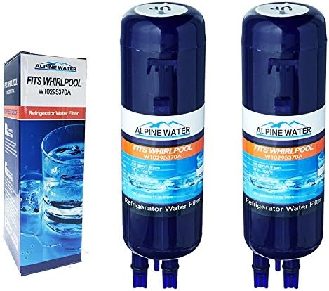 New Premium Water Filter, Compatible with Whirlpool W10295370A and Kenmore 469930 models, (2-packs)