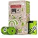 My AlphaPet Compostable Dog Poop Bags, Cornstarch Eco-Friendly, HOME COMPOST NF T 51-800, 120 Count, Large Size Bag 9x13 Inches, 8 Unscented Refill Rolls, Leak-proof, Plantbased, GM-Free Corn