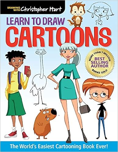 Amazon.com: Learn To Draw Cartoons: The World's Easiest Cartooning Book  Ever!: 9781640210509: Hart, Christopher, Hart, Christopher: Books