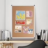 VIZ-PRO Cork Notice Board 120x90cm Silver Aluminium Frame Self-Healing Pin Board view 7